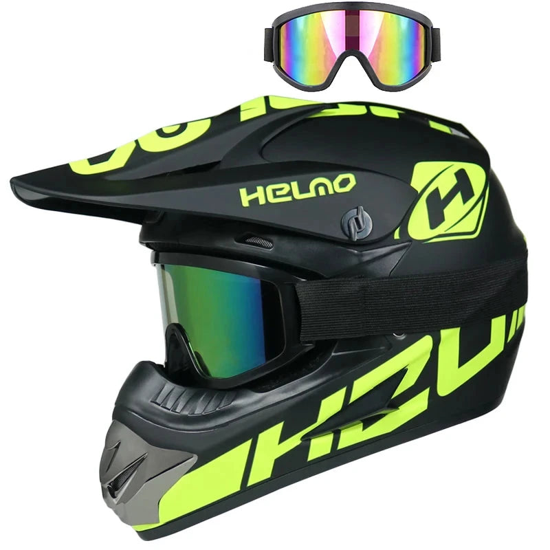 Capacete de MTB e Downhill + Oculos de Oferta - Certificação DOT Capacete de MTB e Downhill + Oculos de Oferta - Certificação DOT